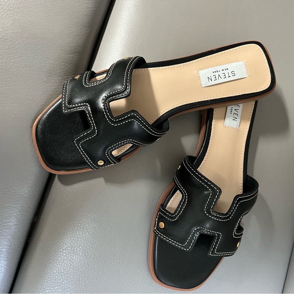 Steven New York Harlien slide sandal size 7